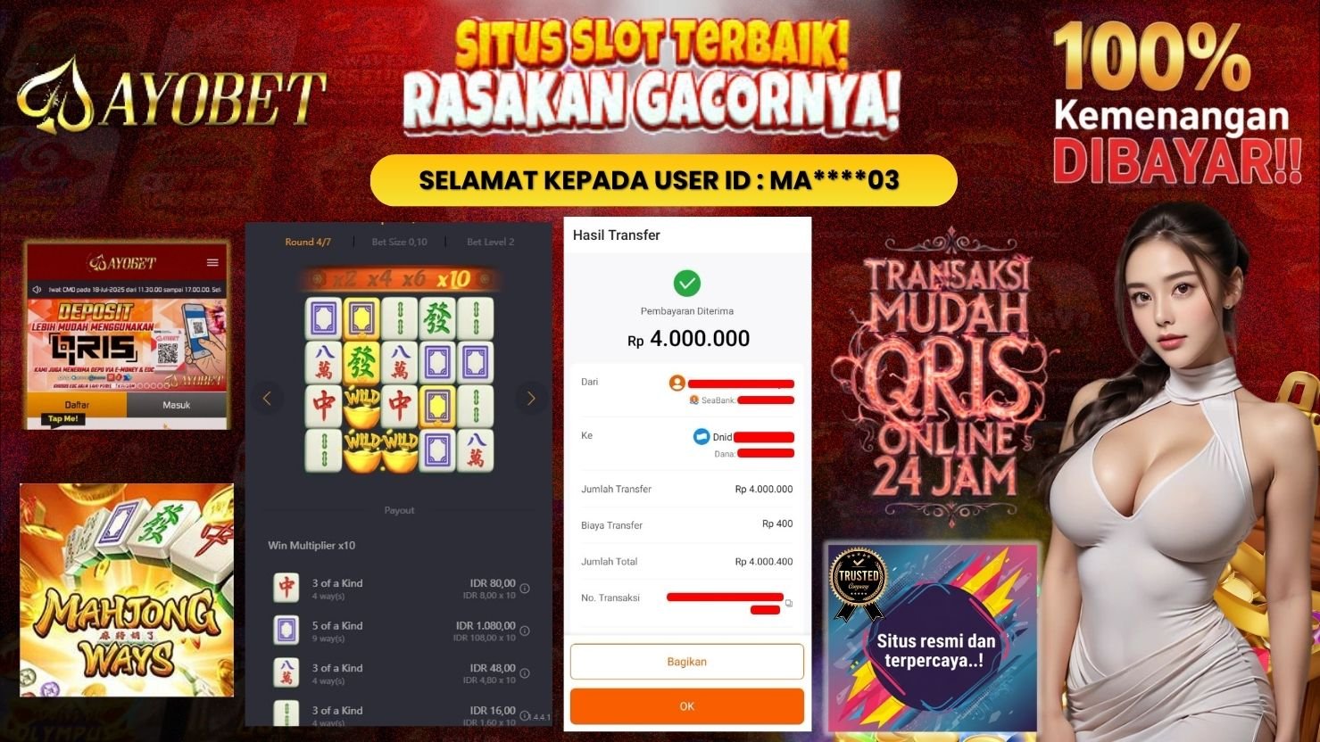 AYOBET JACKPOT SLOT MAHJONG WAYS